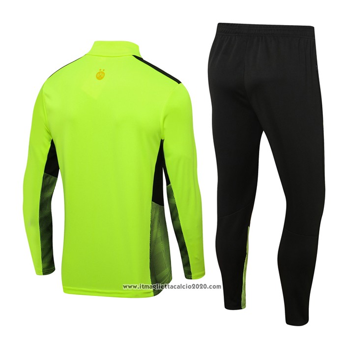 Tuta da Track Felpa Borussia Dortmund 2021 2022 Verde
